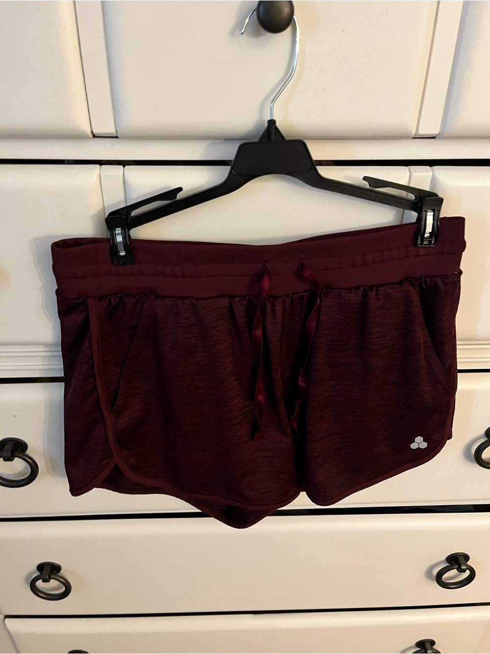 tek gear Women's Burgundy Athletic Drawstring Shorts